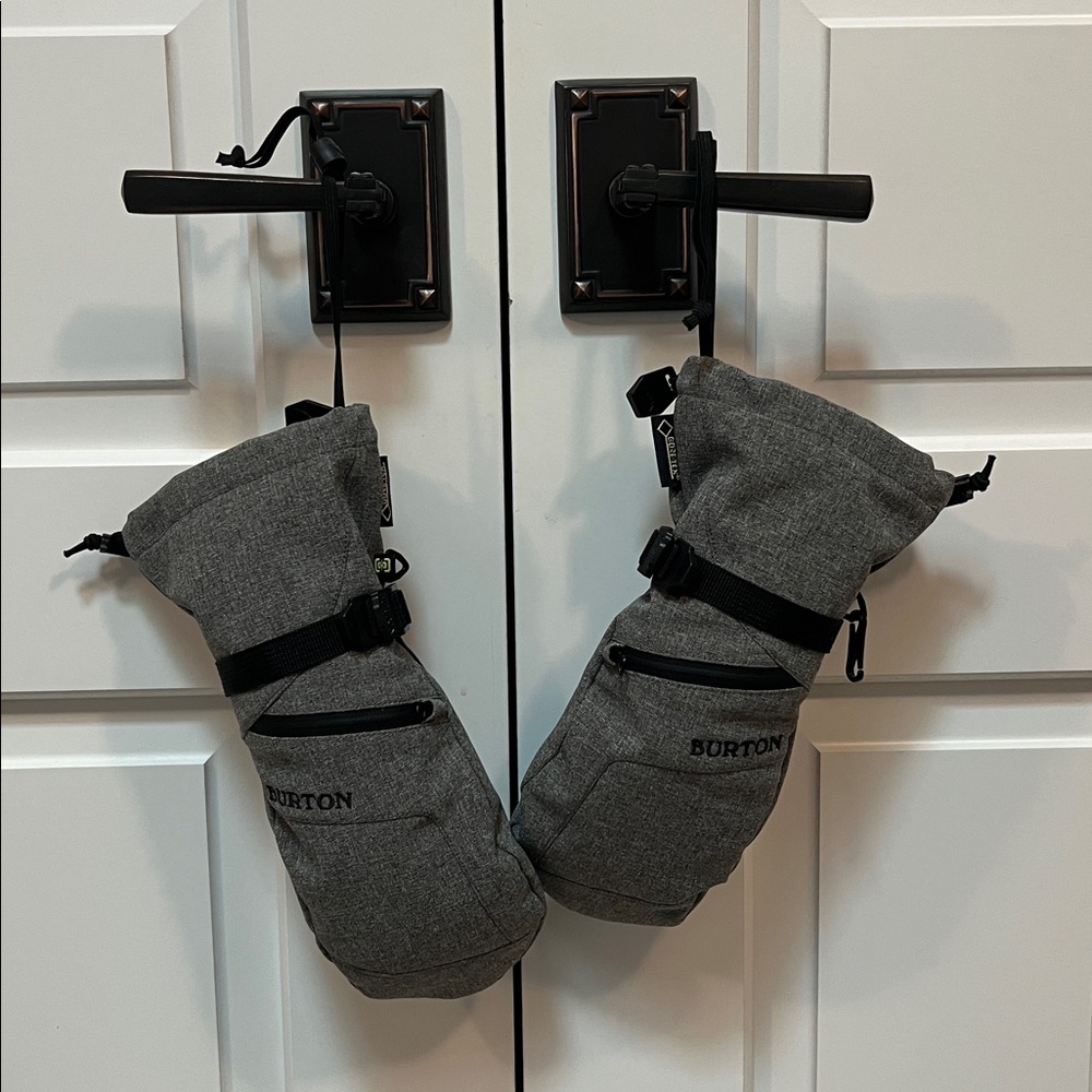 Burton Gore-Tex Mittens Heather Gray - Size XS outer shells only